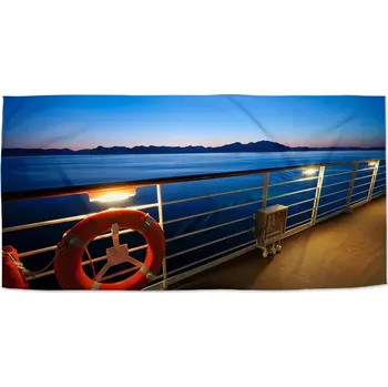 Osuška Sablio Ručník Pohled z lodě - 50x100 cm