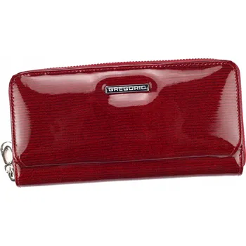 Gregorio peněženka z pravé kůže červená - dámská