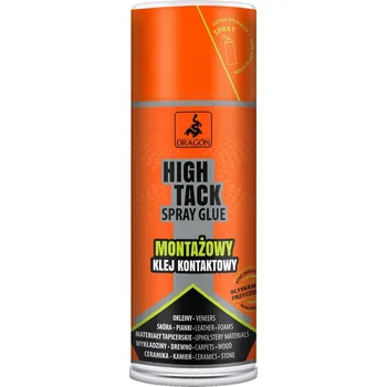 Průmyslové lepidlo Dragon High Tack Montážní lepidlo ve spreji, kontaktní, 400 ml, Bezbarvé