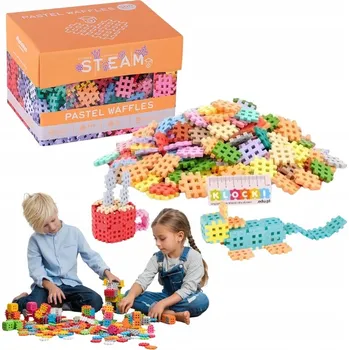 ostatní stavebnice Miniaturní pastelové Stavebnice Waffle 500 dílů 03629