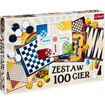 Desková hra Společenská hra Sada 100 her Trefl