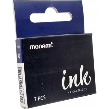 Modré náplně do pera Monami 7 ks