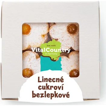 Vital Country Bezlepkové linecké cukroví 220 g (12 ks)