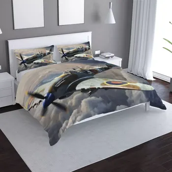 Povlečení Sablio Povlečení Stíhačka Spitfire - 140x200 / 90x70