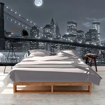 Tapeta Sablio Noční New York 2 125x75 cm