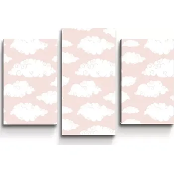 Obraz Sablio Obraz - 3-dílný Oblaka - 75x50 cm