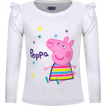 Dívčí tričko HALENKA S VOLÁNKY prasátko Pepa PIG 116