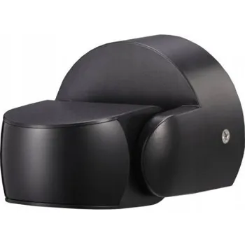 Pohybové čidlo PIR Čidlo Pohybu Venkovní Vodotěsné 600W 12m IP65 Černé Ecolight