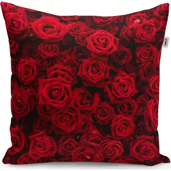 Polštář Sablio Polštář Červené růže: 40x40 cm
