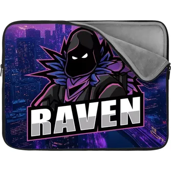 pouzdro na notebook Sablio Obal na notebook FORTNITE RAVEN Steampunk město - 17"