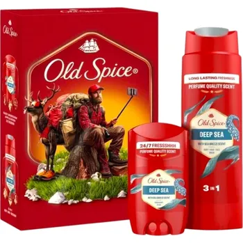 Kosmetická sada Old Spice dárkové balení sprchový gel 250ml Deo stick 50 ml Deep Sea