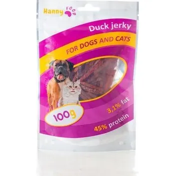 Pamlsek pro psa Hanny food kachní proužky 100g