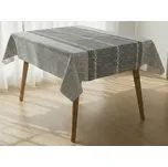 XPOSE® Čtvercový ubrus LUNA - šedý 100x100 cm, + Prodloužená možnost vrácení zboží do 50 dnů