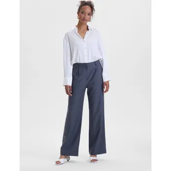 Oblečení a móda Orsay Dámské Tmavě šedé široké dámské kalhoty ORSAY Šedá 40 (2966637)