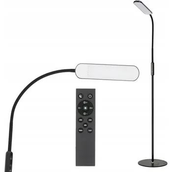 Stojací lampa LED stojací lampa 10W CCT s proměnnou barvou světla TEILO dálkový ovladač Černá KOBI