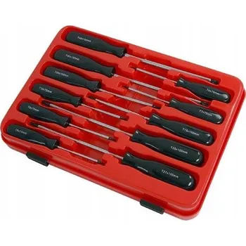 Šroubovák ŠROUBOVÁKY TORX SADA ŠROUBOVÁKŮ TORX T6-T40 Neilsen