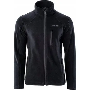 Pánská mikina MIKINA FLEECOVÁ SPORTOVNÍ PÁNSKÁ FLEECOVÁ MIKINA ČERNÁ HI-TEC MONAR XL