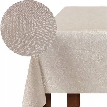 ubrus Ubrus Łóżkoholicy omyvatelný, odolný proti skvrnám, béžový, obdélníkový 140x200 cm
