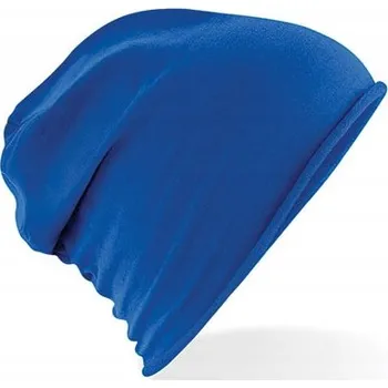 Pokrývka hlavy Beechfield zimní čepice beanie modrá, univerzální velikost