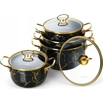 Sada nádobí Sada hrnců MASTERPAN 4903025518375 smaltované 8 dílů