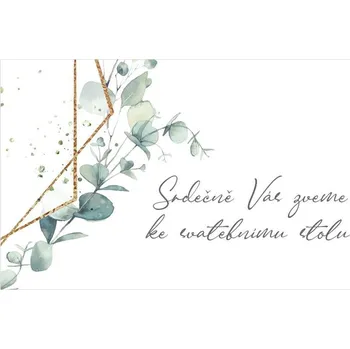 Svatební dekorace Pozvánka ke stolu 250