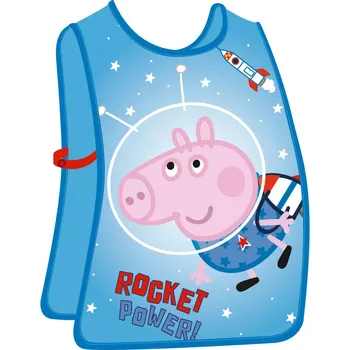 Dětská zástěra ZÁSTĚRKA NA MALOVÁNÍ Peppa Pig modrá