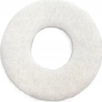 Obraz Filcová podložka bílá s otvorem o průměru 45 mm - 24 ks