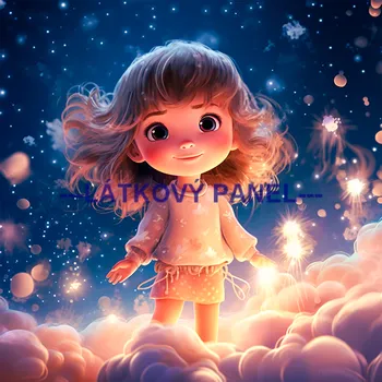 Látkový panel - Dětský - DE-209 Velikost: 20x20cm, Materiál: Teplákovina nepočesaná