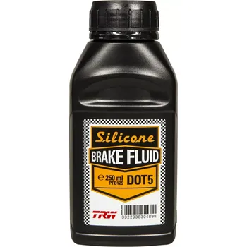 Brzdová kapalina Silikonová brzdová kapalina TRW BRAKEFLUID TRW DOT 5 SILICONE PFB125 balení 250 ml