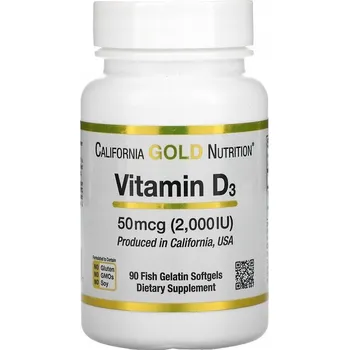 California Gold Nutrition Vitamin D3 2000 IU