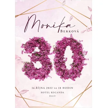 Pozvánka Narozeninová pozvánka 14 - Životní jubileum