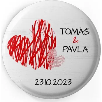 Svatební dekorace Svatební placka 101