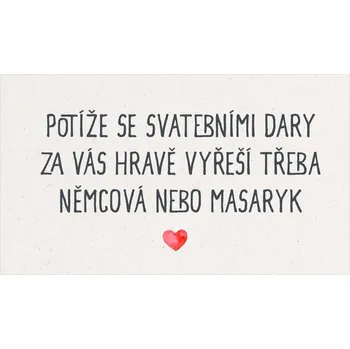 Svatební dekorace Žádost o dar 284