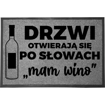 Hotová rohožka z plastu, PVC 60 x 40 cm