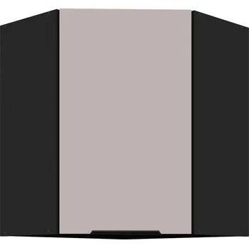 Kuchyňská linka Horní skřínka ARONA - 60x60 GN-72 1F (45°), Černá mat/Kašmír