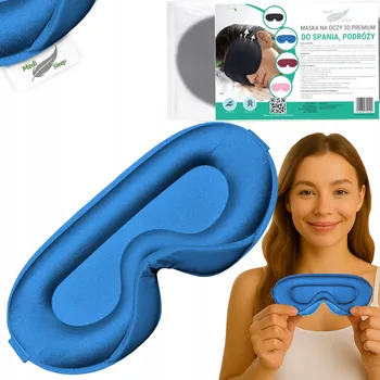 Škraboška na spaní Medi Sleep maska na spaní lycra modrá