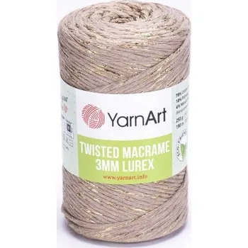 Příze Twisted Macrame Lurex 3mm příze 4 x 250 g 768