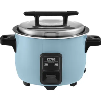 Rýžovar Vevor Elektrický rýžovar s ohřívačem 50 šálků (10 l) nepřilnavá nádoba 24 h