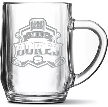 Sklenice Sablio Půllitr Miluju hokej: 0,5