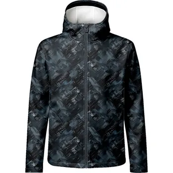 Panel se střihem 60 pánská softshell bunda abstrakt tmavý 8