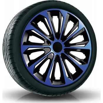 Poklice na kolo Puklice STRONG 16" modro-černé pro Kia, Mazda, Mercedes, 4 ks