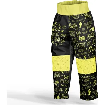 Hráčské softshellové kalhoty panelového střihu 170