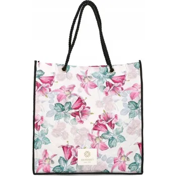 Kabelka Monnari nákupní taška polyester květiny