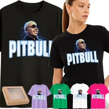 Dámské oblečení TRIČKO Tričko OVERSIZE PITBULL 2025 KONCERT MR. WORLDWIDE DÁMSKÉ S
