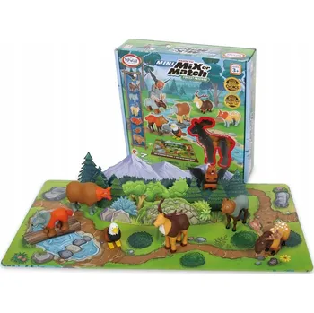 ostatní stavebnice MalBlo Magnetická mini zvířátka z lesa