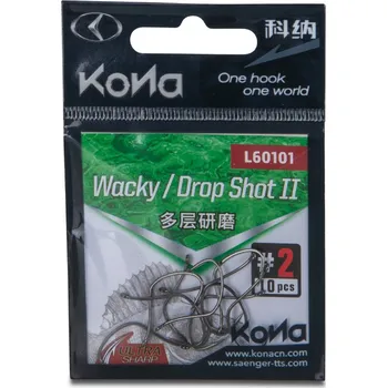Rybářský háček Iron Claw háček Kona Wacky/Dropshot II L60101 velikost 2, 10ks