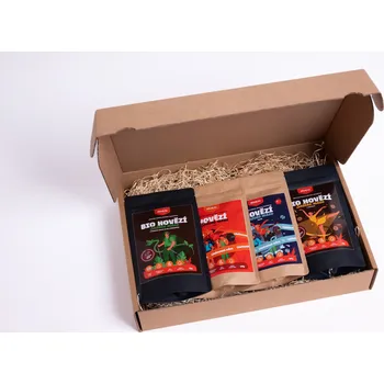 Sušené maso Mlsej.to Dárková hovězí krabice