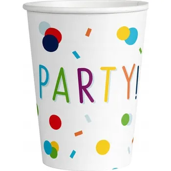 Party nádobí Amscan párty Kelímky na konfety 250 ml 8 kusů