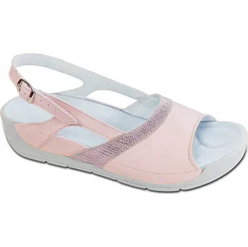 Dámská zdravotní obuv Sandále Josefína zdravotní obuv dámská růžová 1J-B25/1 Medistyle 41 (DOPRODEJ- nemusí být všechny velikosti.)