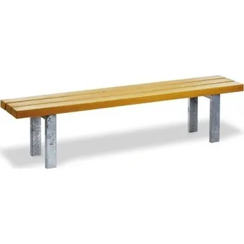 Zahradní lavice HTI Lavička Stela II KA-K1064 Délka latí: 1500 mm, Typ ukotvení: dlouhé (k zabetonování), Barva konstrukce: zelená komaxit (RAL 6005)